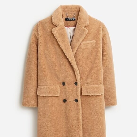 J. Crew Sherpa Top Coat - Picture 1 of 2